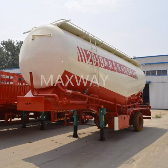 4개의 차축 시멘트 벌크선 60톤 용량 벌크 시멘트 운송 유조선