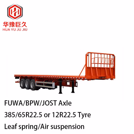 헤비듀티 3축 평상형 트레일러 컨테이너 및 벌크 화물 멀티